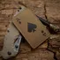 Нашивка M-Tac Туз Ace of Spades Laser Cut Coyote/|Black  Фото 2